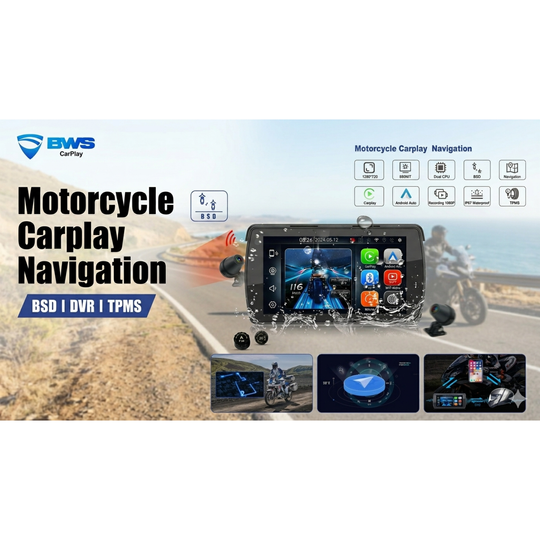 BWS CARPLAY MOTORCYCLE ENTERTAINMENT SYSTEM