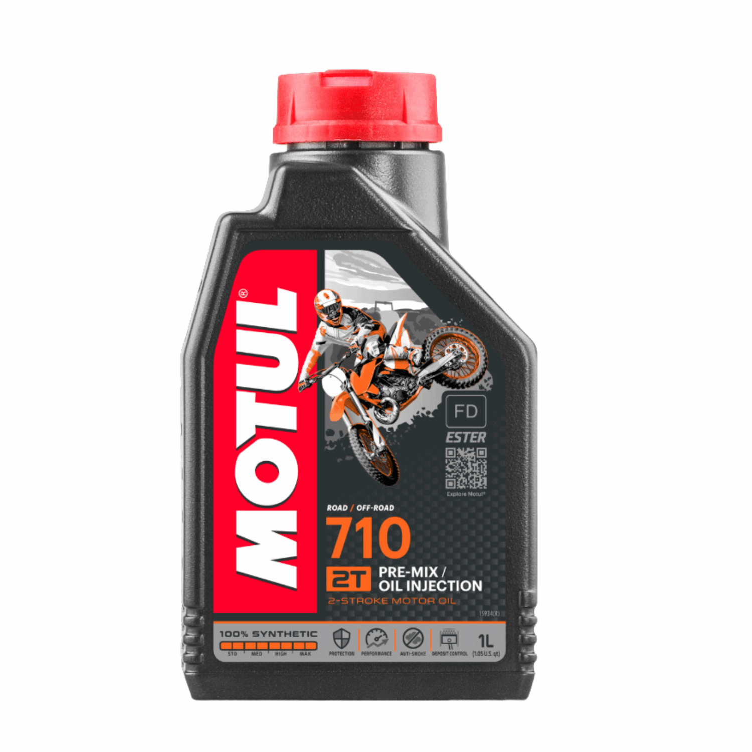 MOTUL 710 2T PRE-MIX/OIL INJECTION