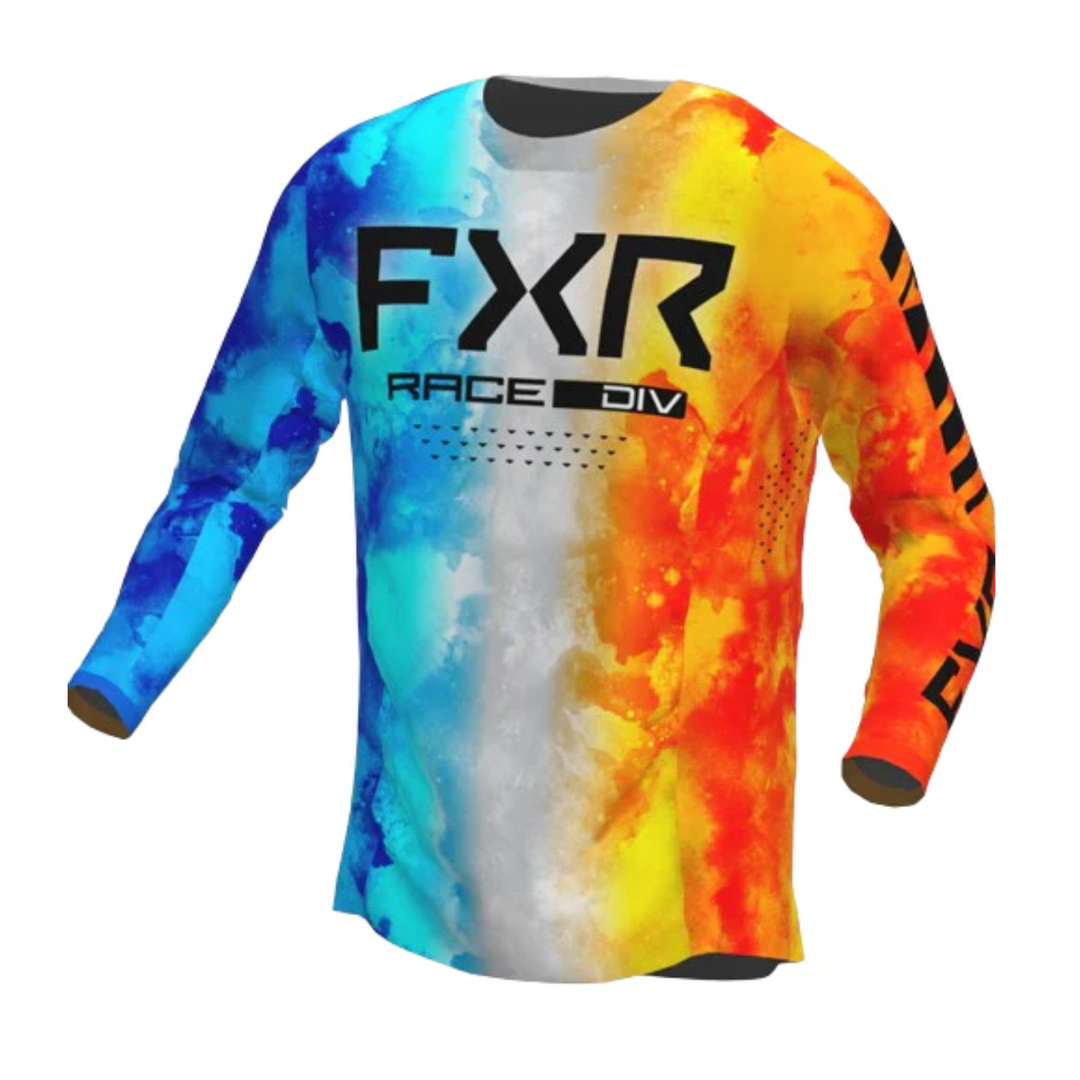 YTH PODIUM MX JERSEY 23 FIRE & ICE