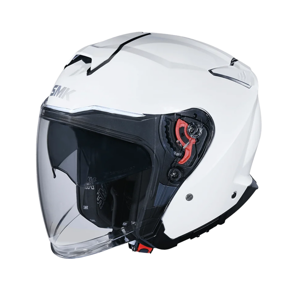 N1 OPEN FACE HELMET SMK GTJ S01 WITH CLEAR VISOR