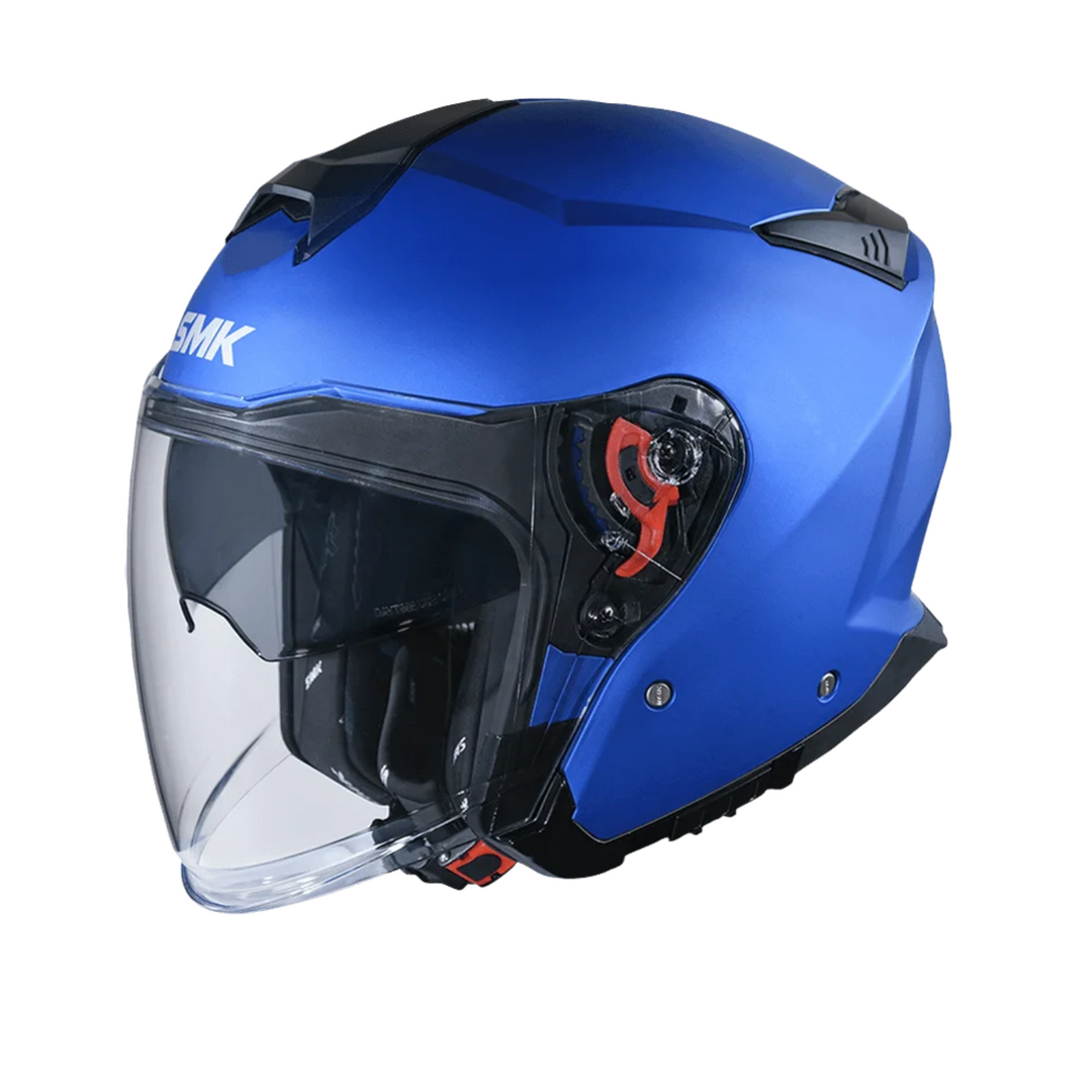 N1 OPEN FACE HELMET SMK GTJ S01 WITH CLEAR VISOR