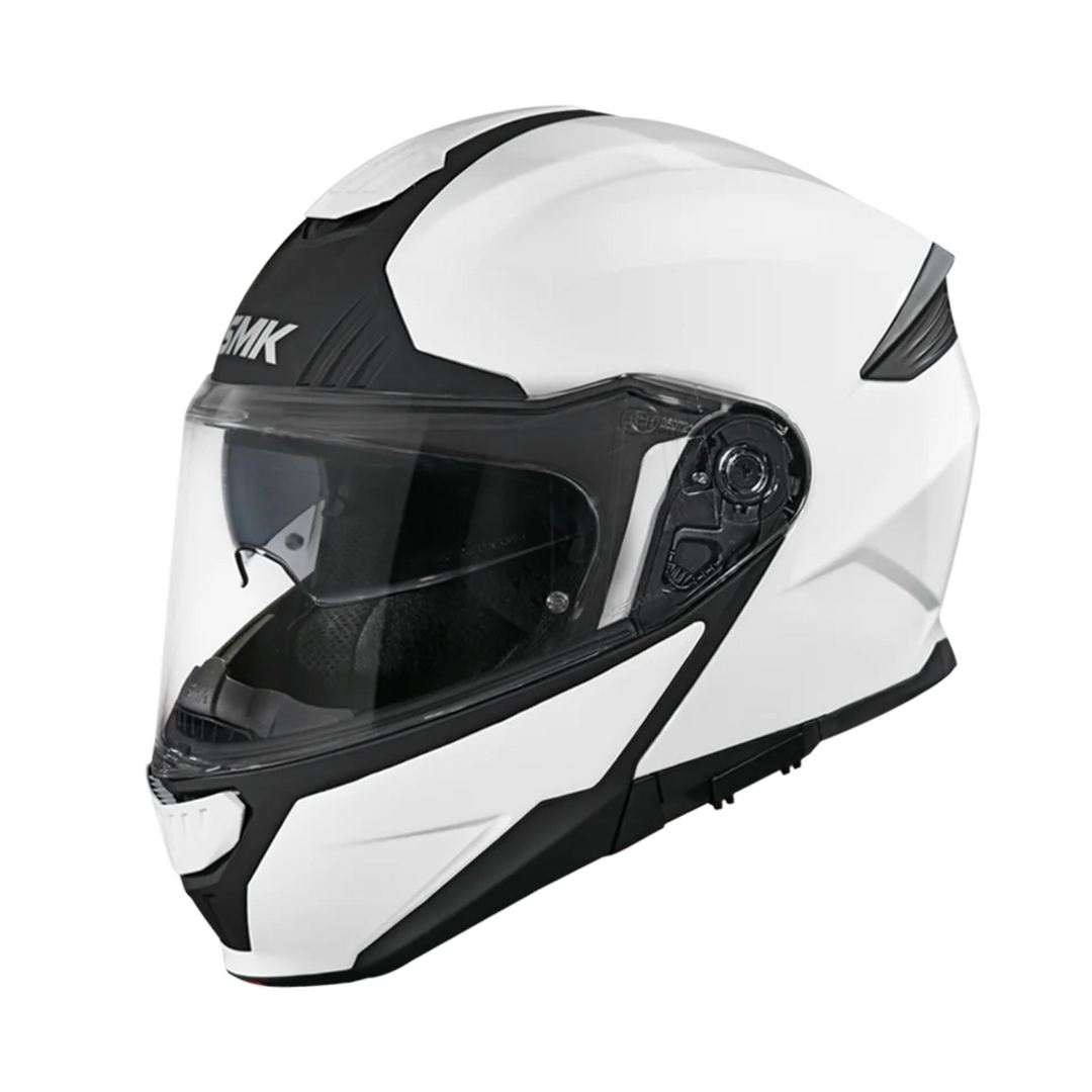 N1 FLIP UP HELMET SMK GULLWING S01 WITH CLEAR VISOR