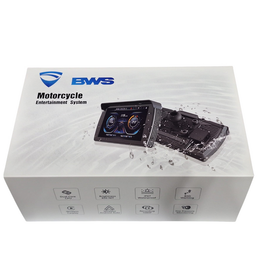 BWS CARPLAY MOTORCYCLE ENTERTAINMENT SYSTEM