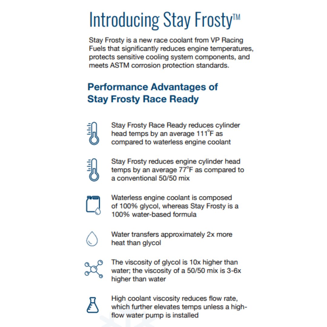 Stay Frosty Coolant Properties Advantage