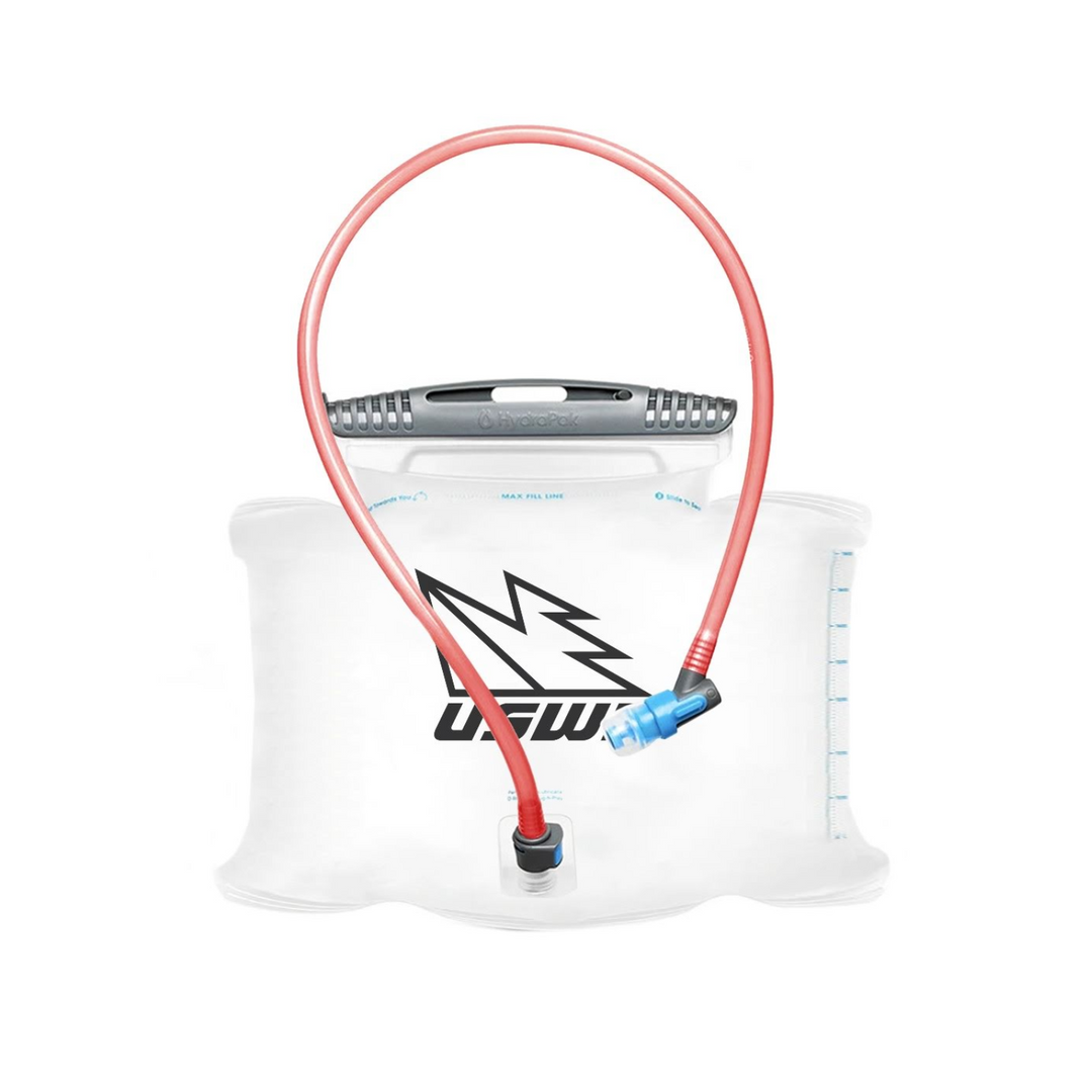 Hydration bag with easy to use bite valve