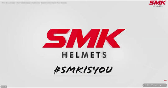 SMK N3 Open Face Helmet GTJ Dring S01 With Clear Visor White GL100