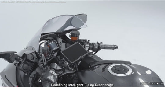 HFK HC50-RM Smart Motorcycle Carplay GPS With Quick Release And Dash Cam